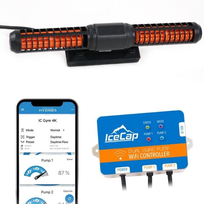 IceCap 4K Gyre Flow Pump with WaveEngine LE WiFi Controller 