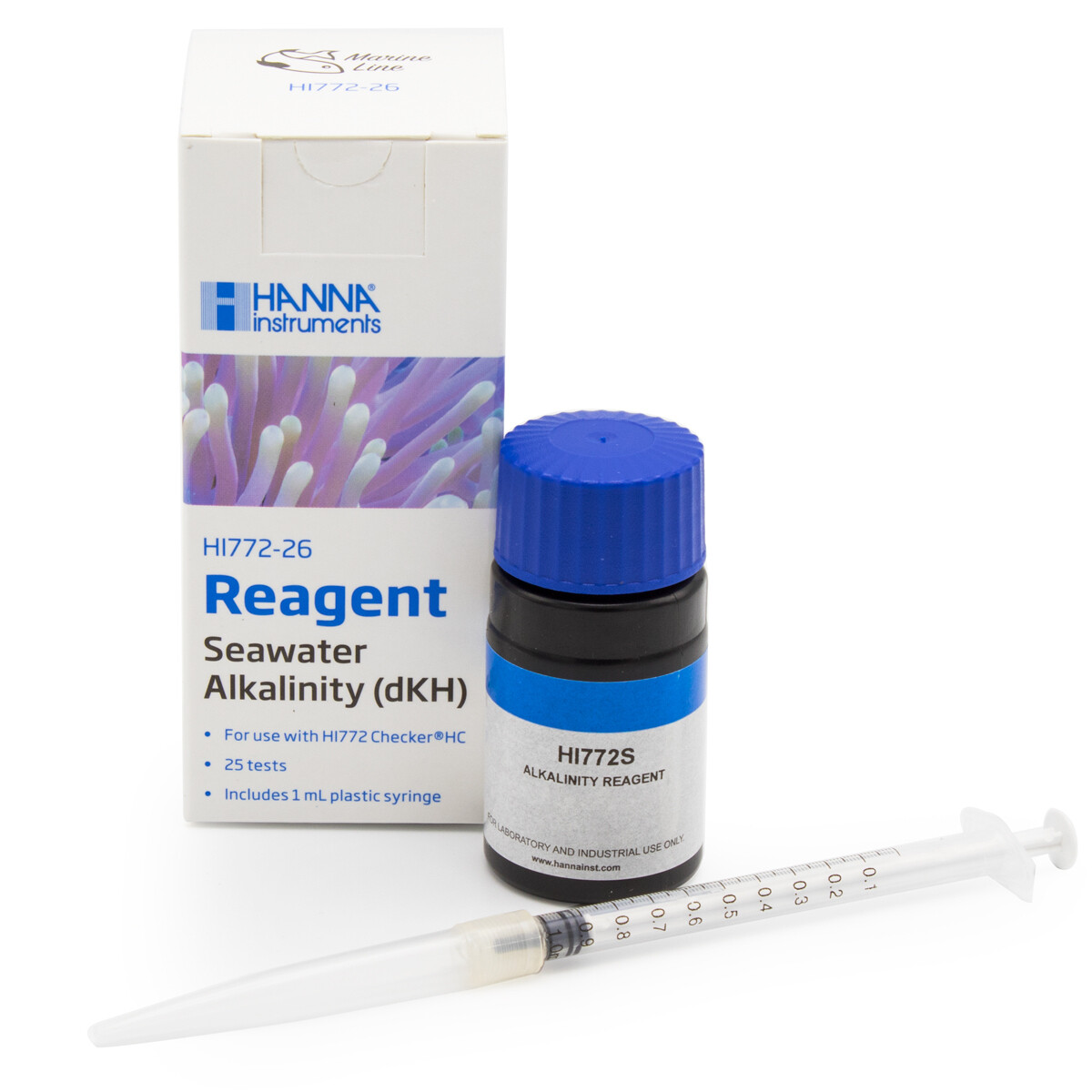 Hanna Alk (dKH) Reagent,  25 Tests (HI772-26)