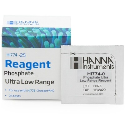 Hanna Phosphate ULR Reagent, 25 Tests (HI774-25)