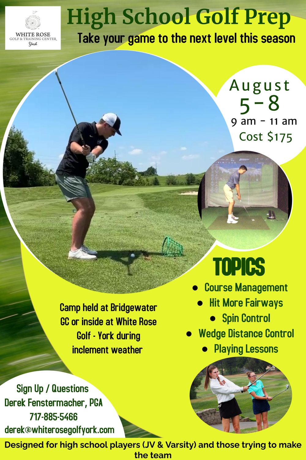 High School Golf Prep