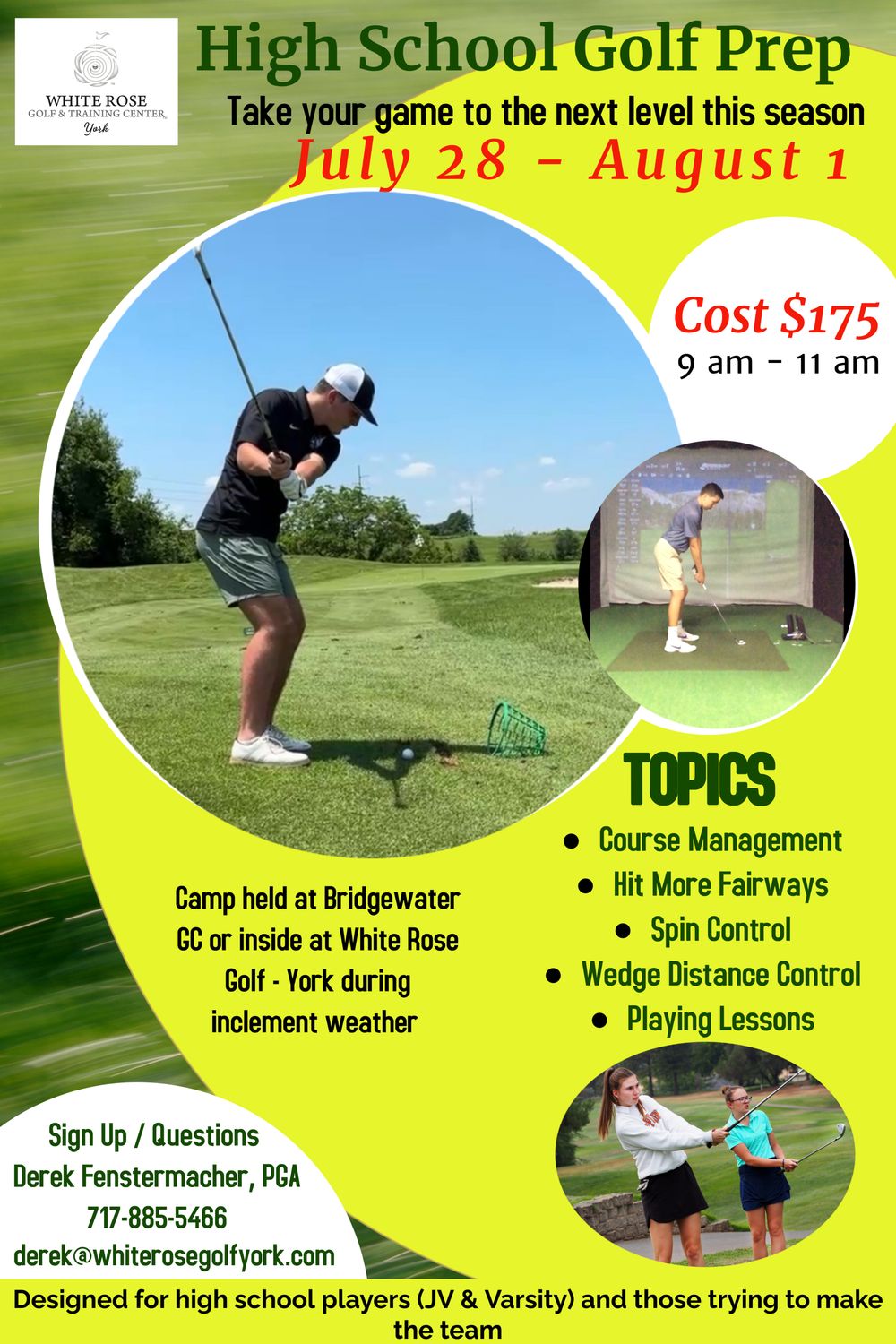 High School Golf Prep