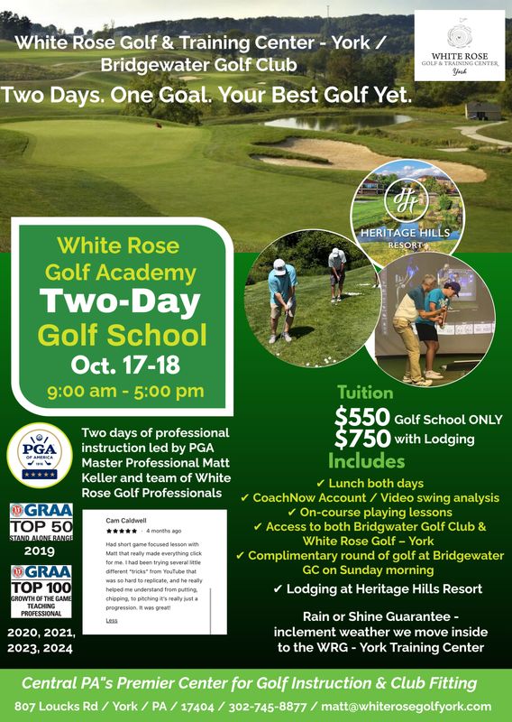 Two-Day Golf School without Hotel Accommodations