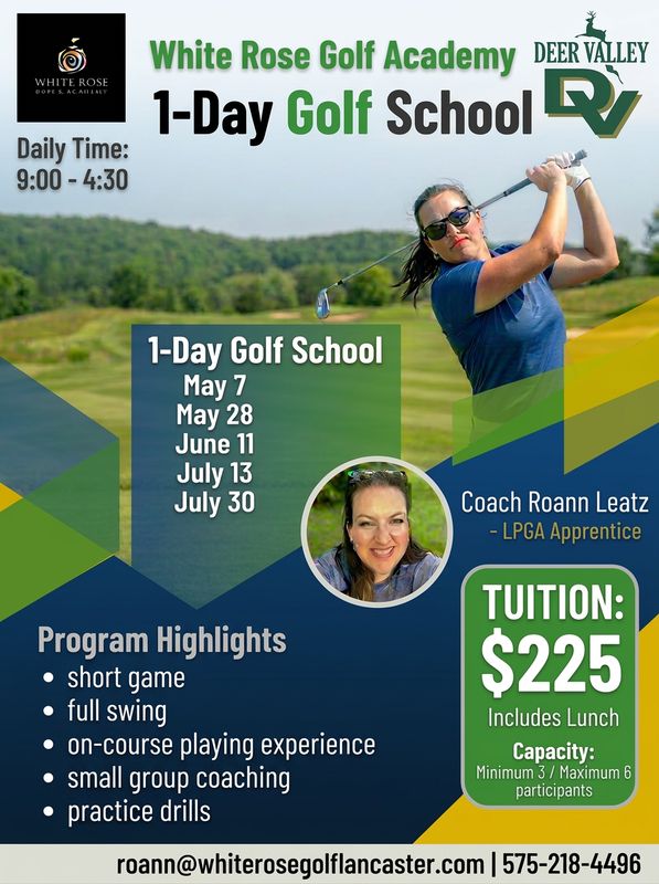 WRG 1-Day Golf School w/ Coach Roann Leatz