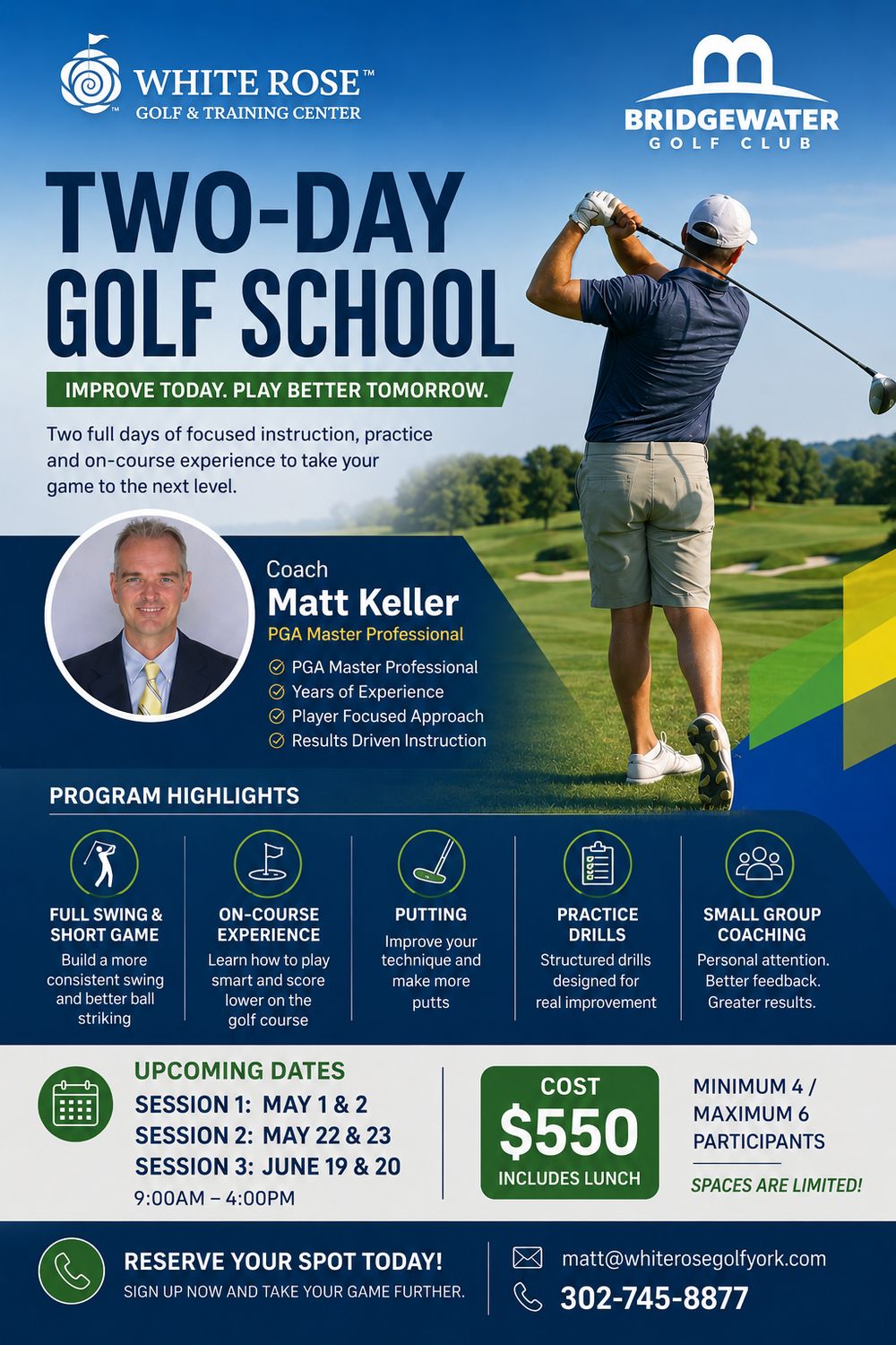WRG 2_Day Golf School w/ Coach Matt Keller