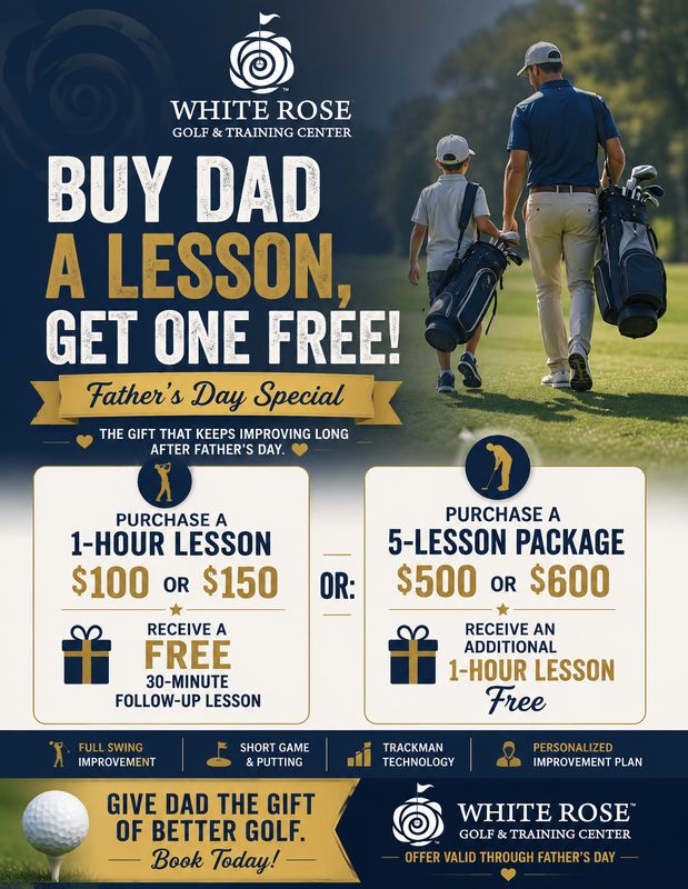 Fathers Day Golf Lesson Special Free 30 minute - $150 - Matt Keller