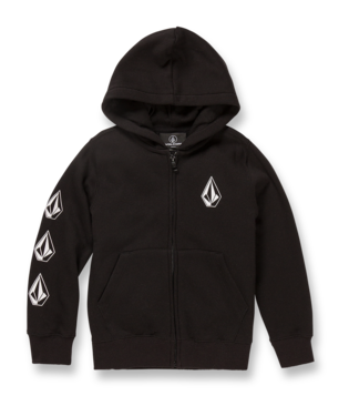 Volcom Boys Iconic Stone Zip Black