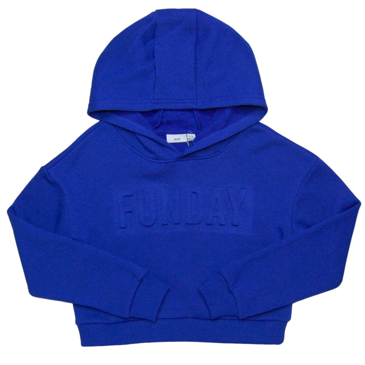 MID Girls Deep Blue Funday Hoodie