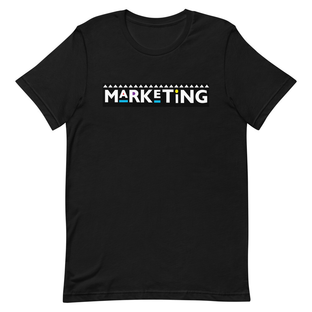 Big &amp; Beautiful - Marketing Martin - Women&#39;s Short-Sleeve Marketing T-Shirt, Color: Black, Size: XL