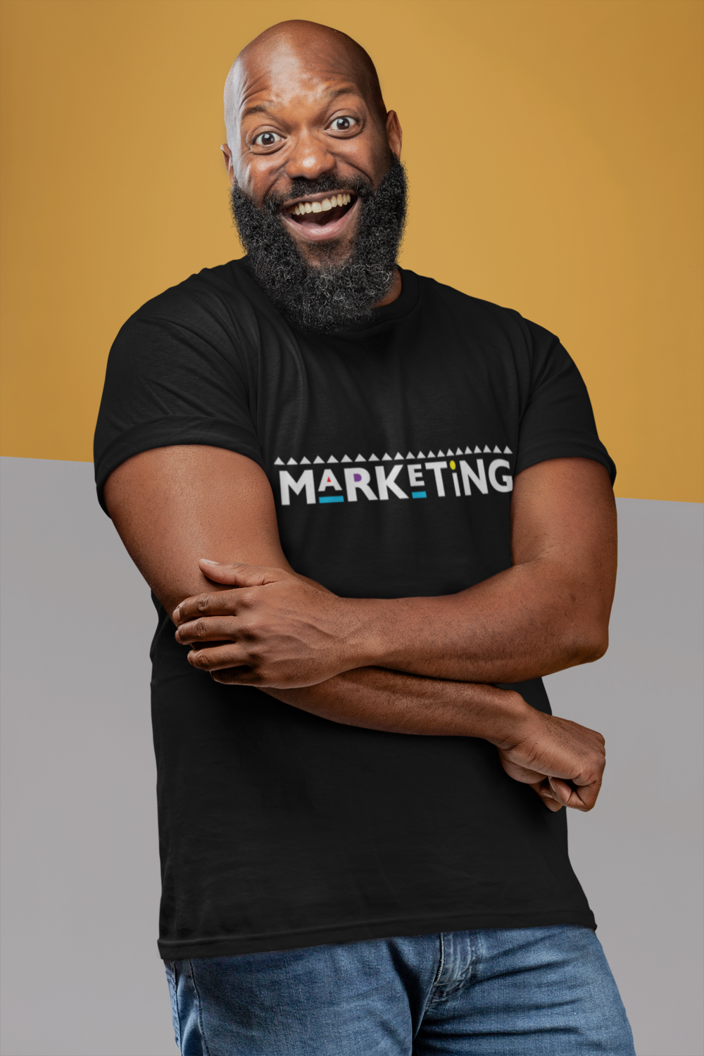 Big &amp; Tall- Marketing Martin - Men&#39;s Short-Sleeve Marketing T-Shirt