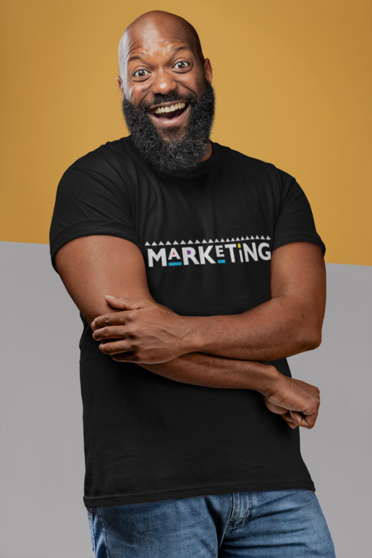 Big &amp; Tall- Marketing Martin - Men&#39;s Short-Sleeve Marketing T-Shirt