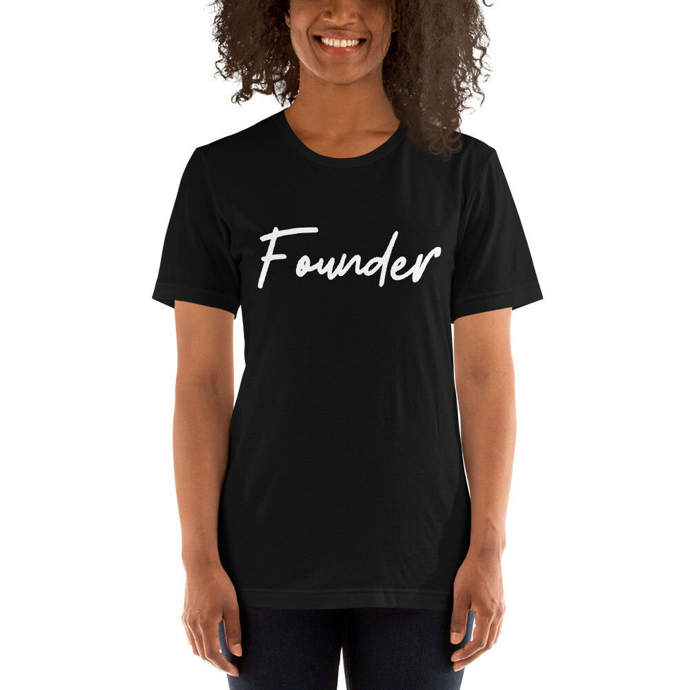 Founder - Women&#39;s Super Relaxed Short Sleeve T-shirt, Color: Black, Size: XS