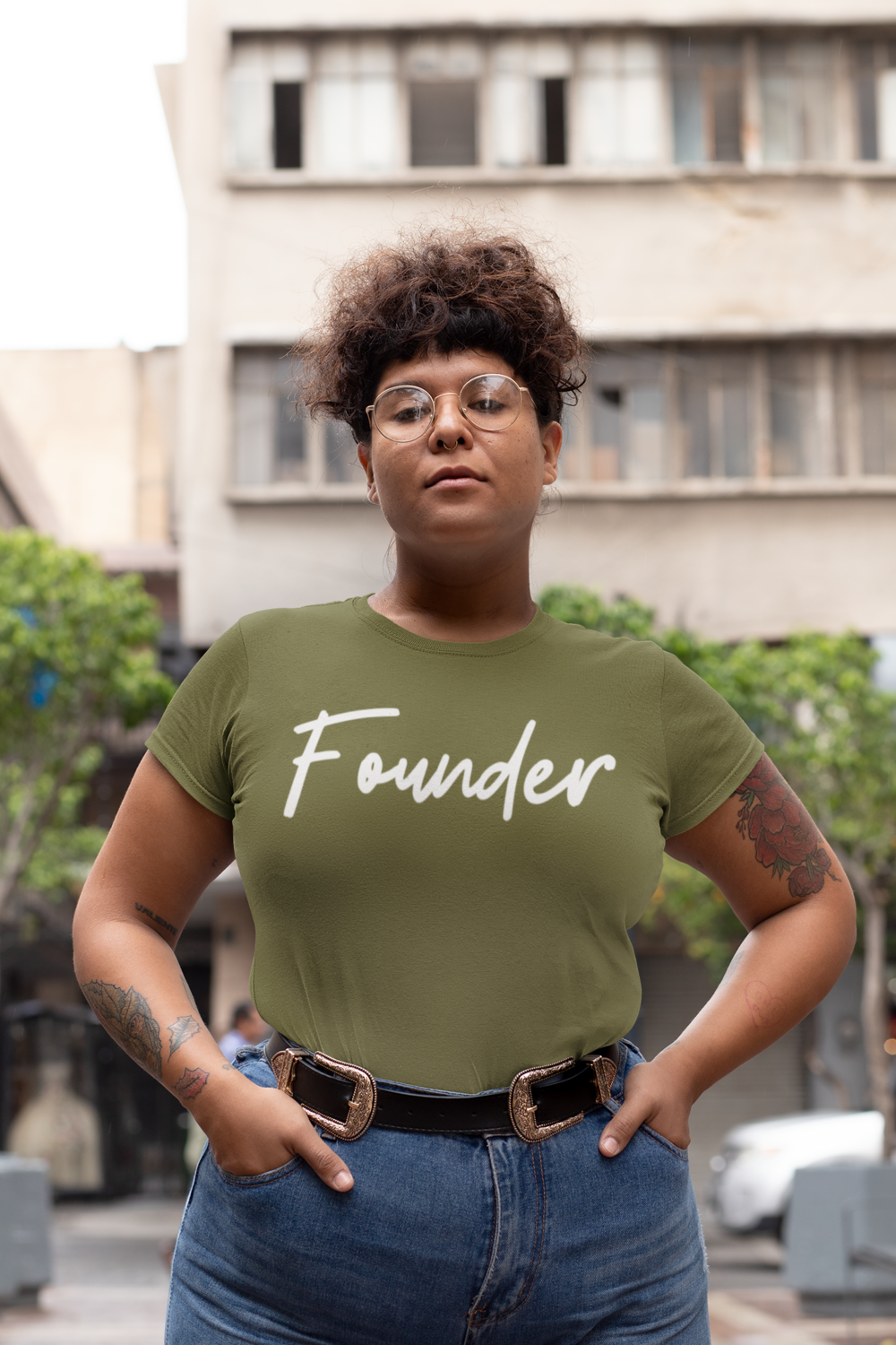 Big &amp; Beautiful - Founder - Women&#39;s Short Sleeve T-shirt