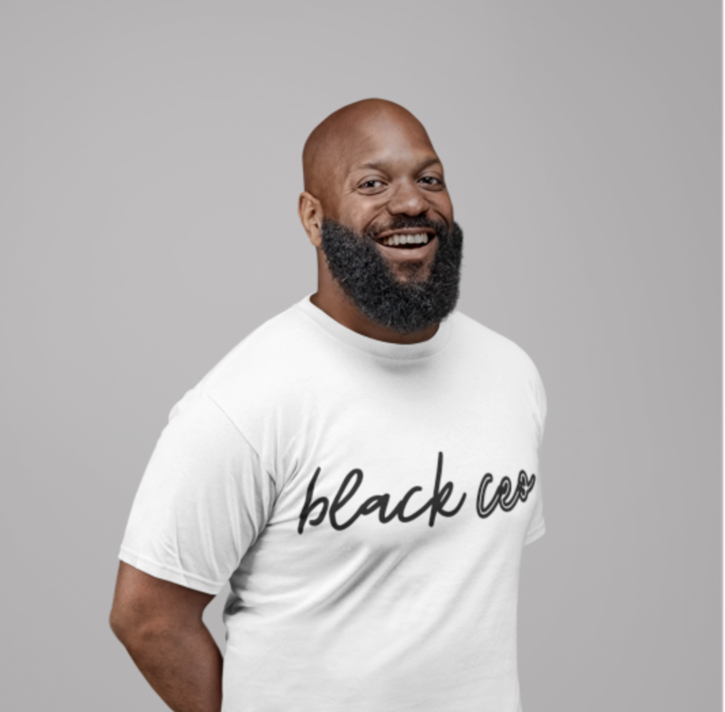 Big &amp; Tall - Black CEO - Men&#39;s Short Sleeve T-shirt