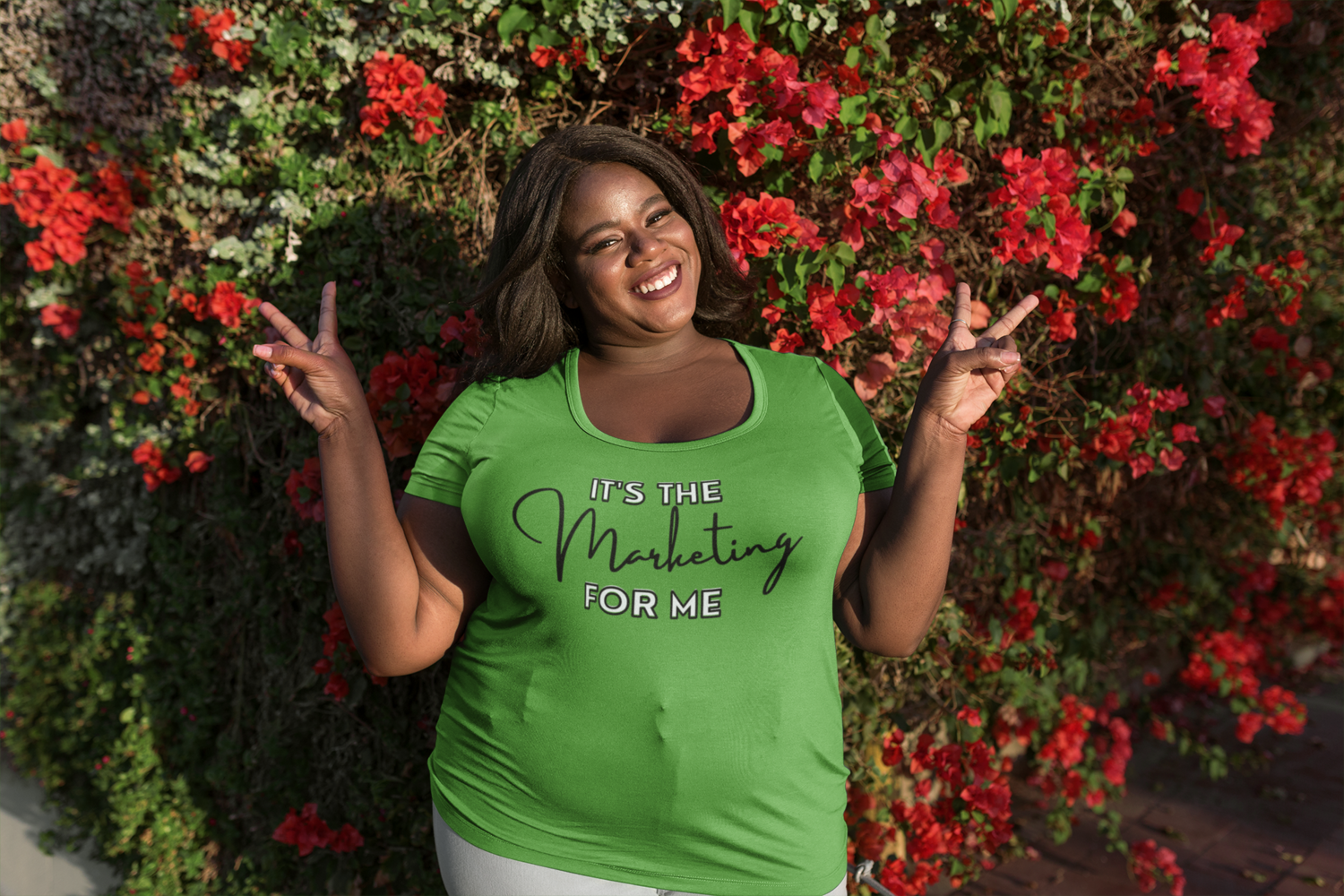 Big &amp; Beautiful - It&#39;s The Marketing for Me -Women&#39;s Short-Sleeve Marketing T-Shirt