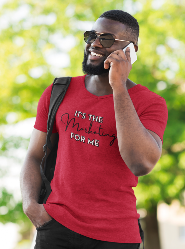 Big &amp; Tall - It&#39;s The Marketing for Me - Men&#39;s Short-Sleeve Marketing T-Shirt