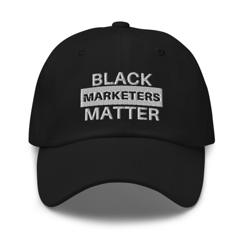 Black Marketers Matter Hat - One Size