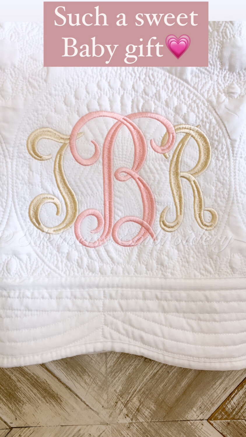 Monogram Heirloom Quilt