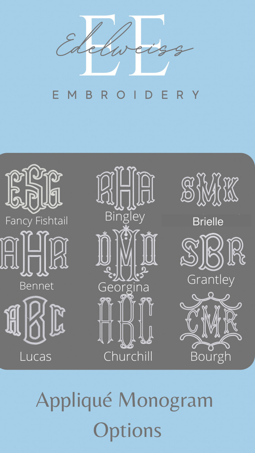 Custom Order Appliqué On Customers Own Shams Or Fabric