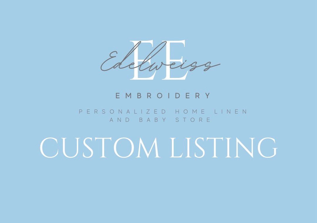 Custom Order For Jenn Jacome