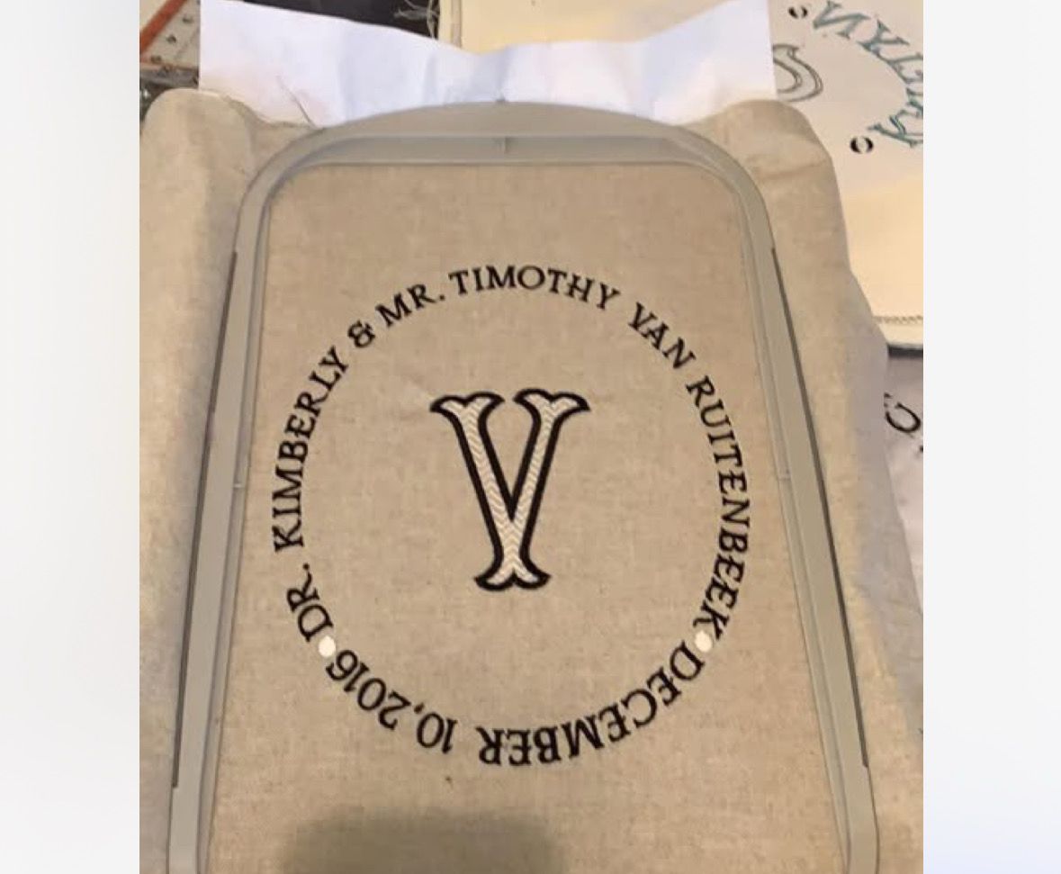Custom Wedding Pillow