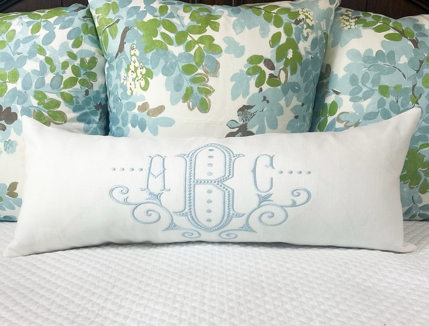 Versailles Monogram pillow sham