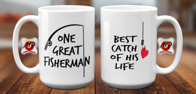 His/Hers Fishing Mug Set