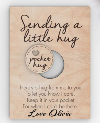 Personalized Pocket Hugs