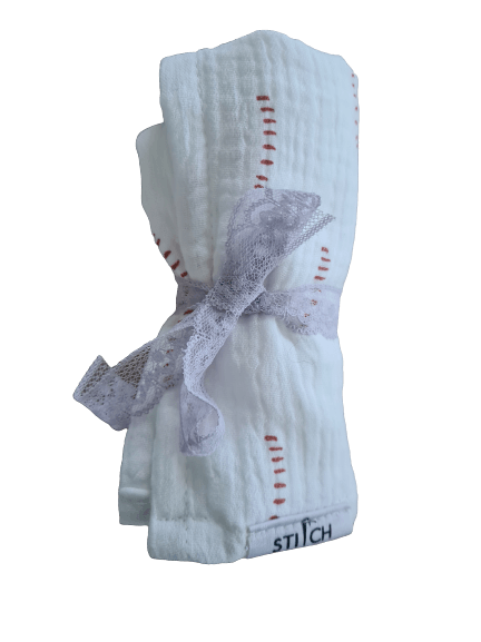 Swaddle off-white met roest