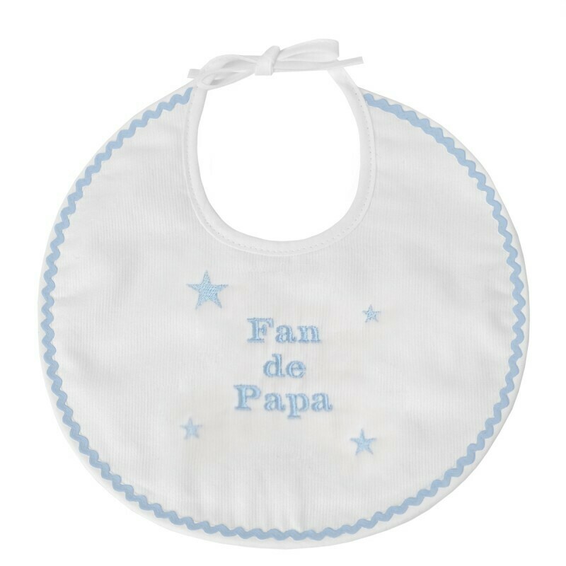 Bavoir naissance "Fan de papa"