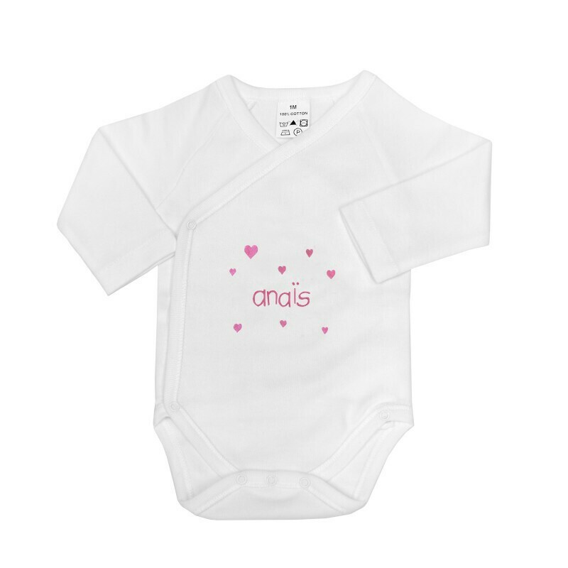 Body croisé motif coeurs