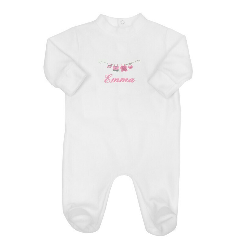 Pyjama motif petit linge