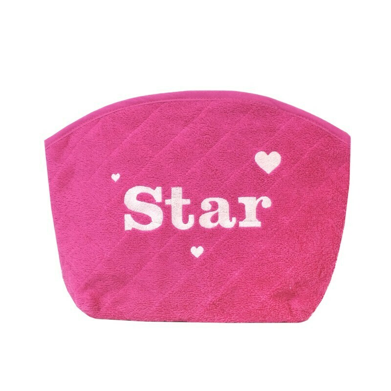 Trousse éponge fushia