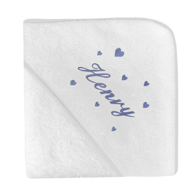 Cape de bain biais blanc