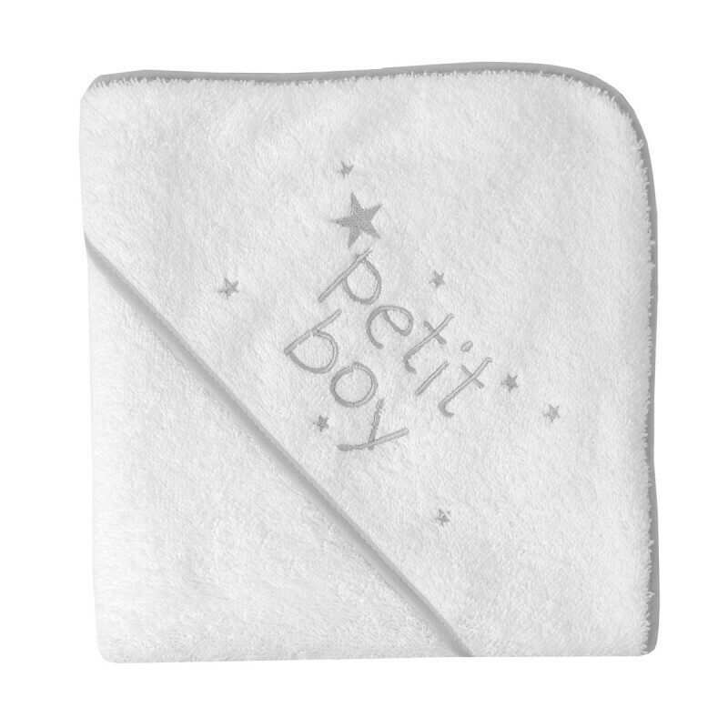 Cape de bain biais gris