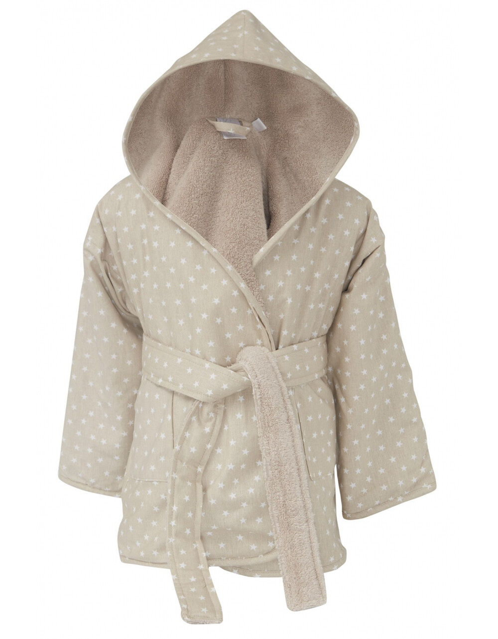 Peignoir enfant personnalisé étoiles sable