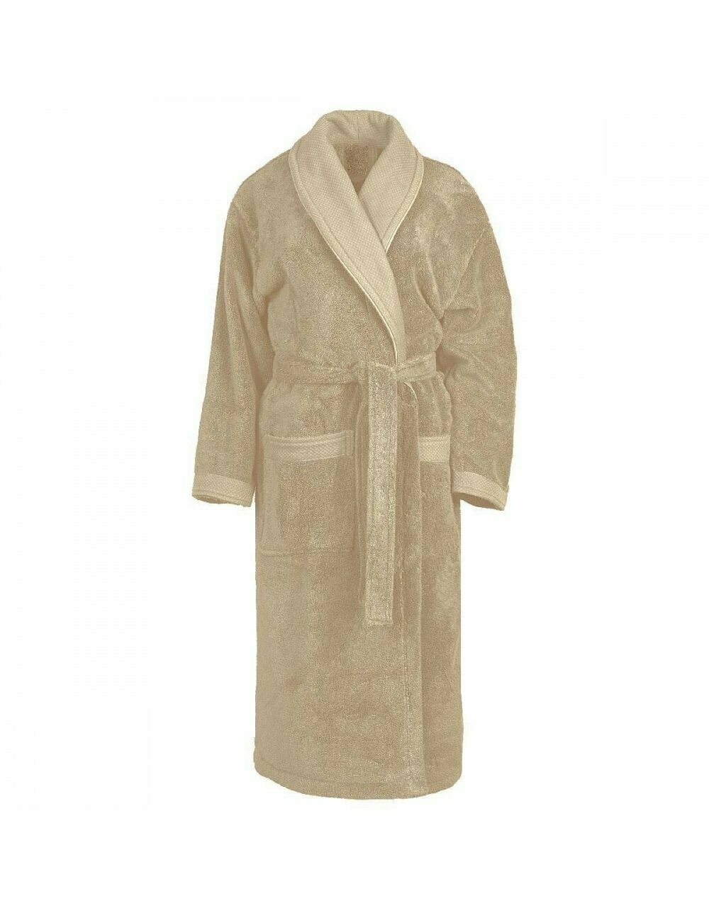Peignoir adulte personnalisé ficelle col châle 450gr/m²