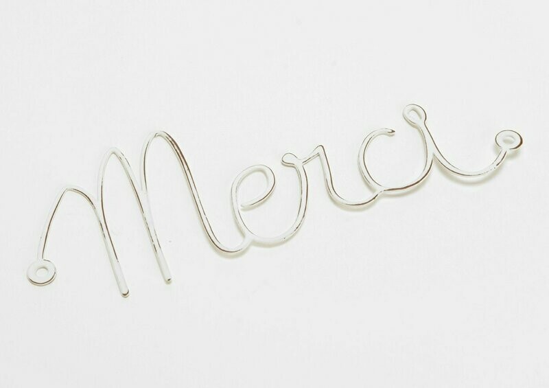Accroche murale "Merci"