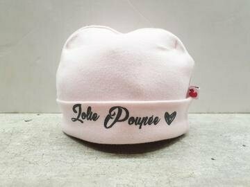 Bonnet "Jolie poupée"