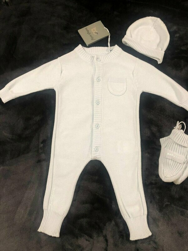 Combi baby's only ciel + bonnet + chaussons