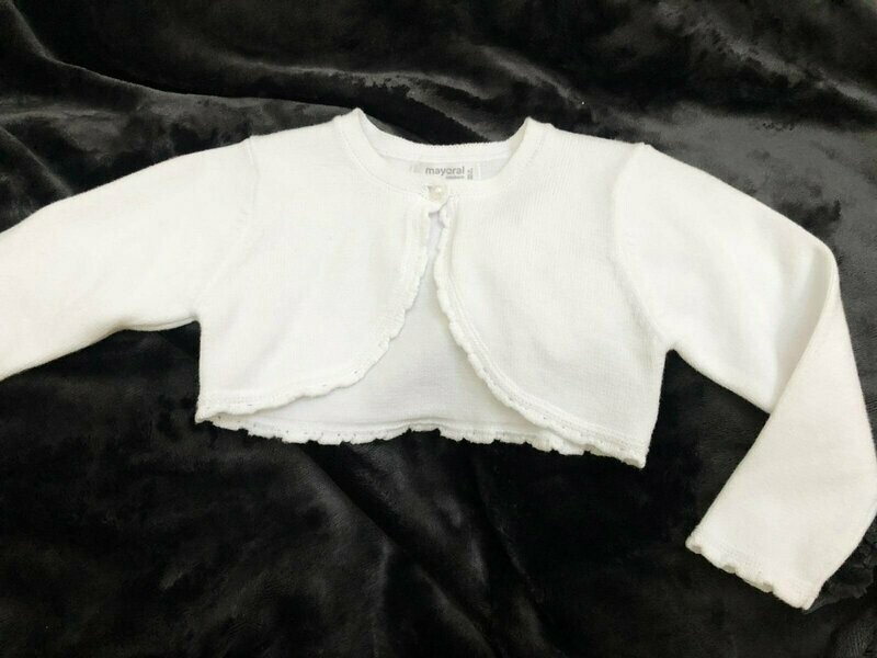 Gilet en maille blanc