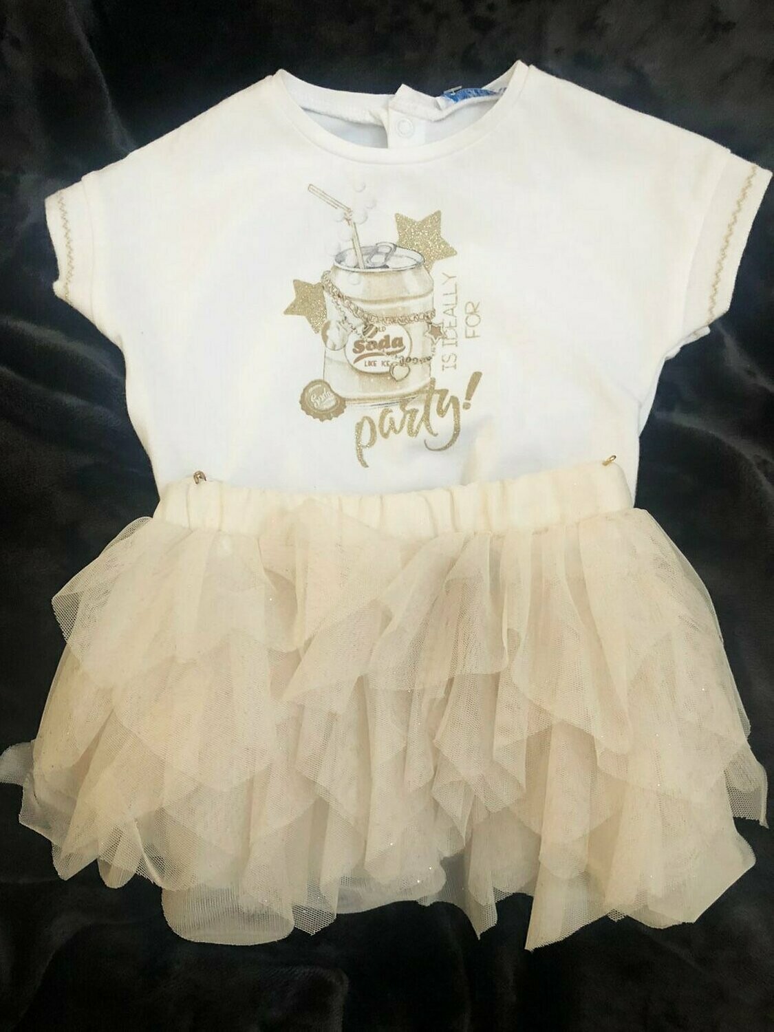 Ensemble t-shirt + jupe en tulle