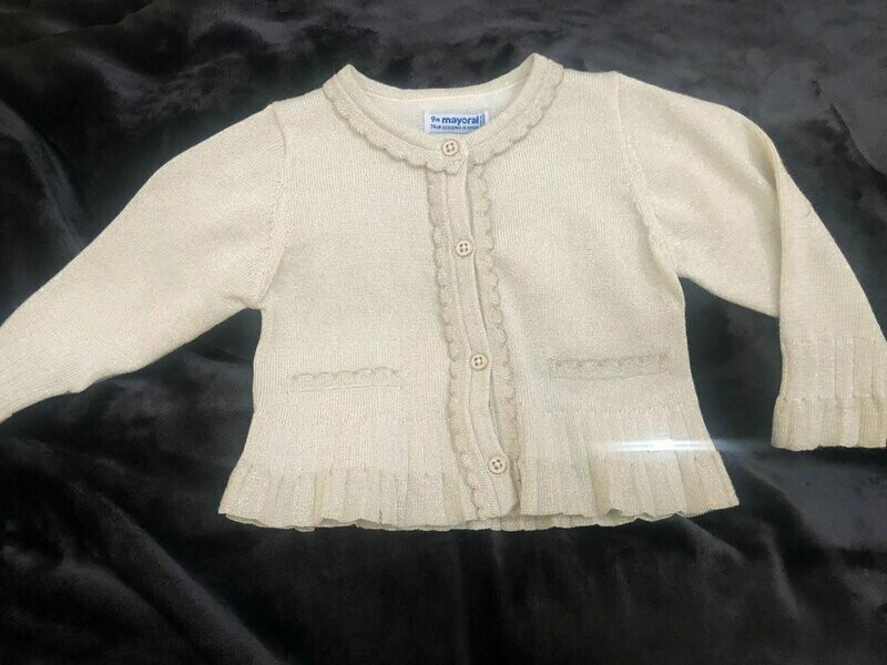 Gilet beige/or