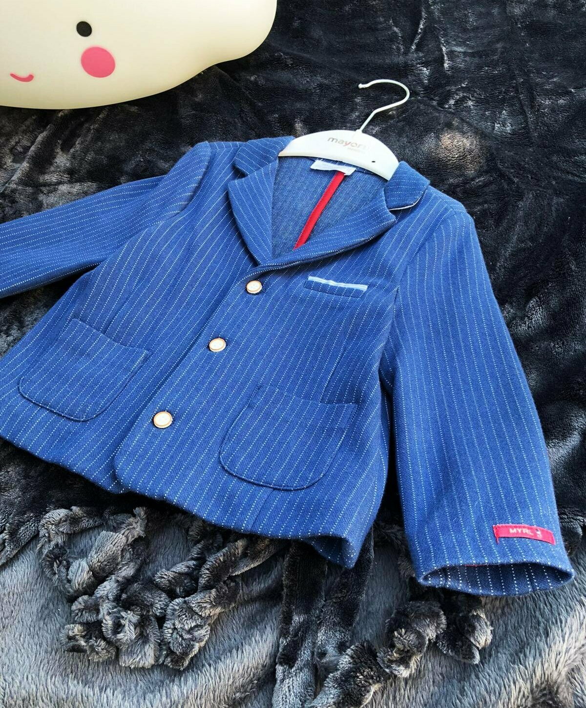 Veste rayée marine