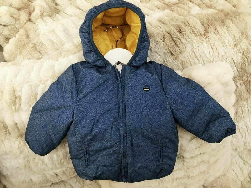 Veste doudoune bleu jean