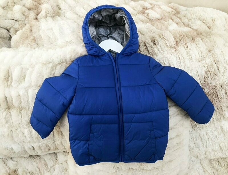 Veste doudoune bleu jean