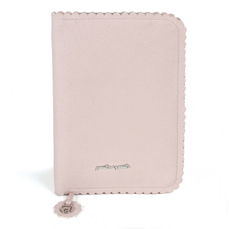 Protège carnet de santé "BISCUIT ROSE"