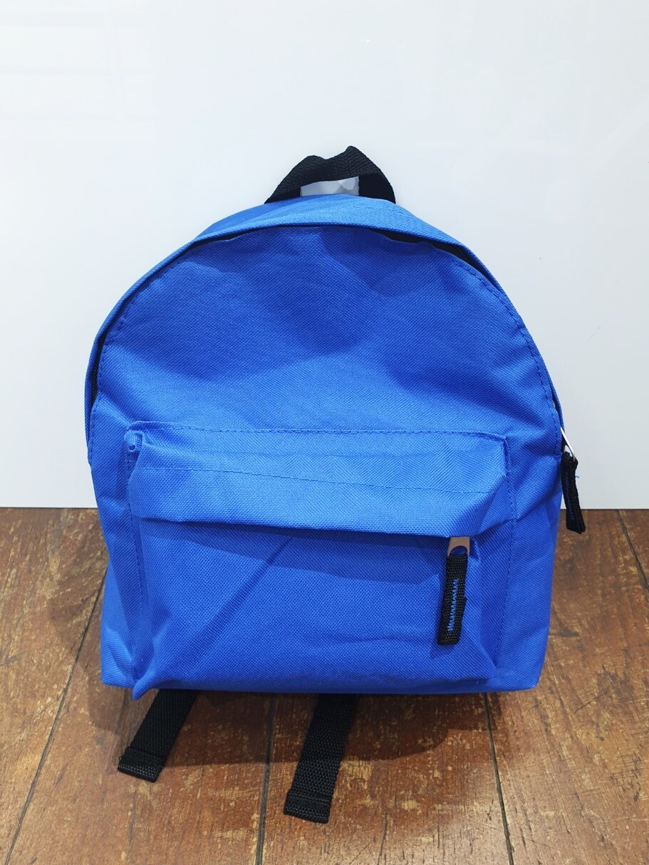 Sac à dos brodé "BLEU ROI"