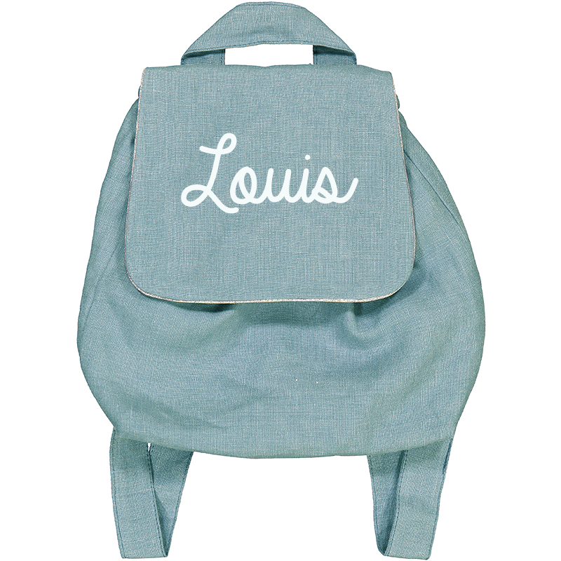 Sac à dos personnalisé "MENTHE"