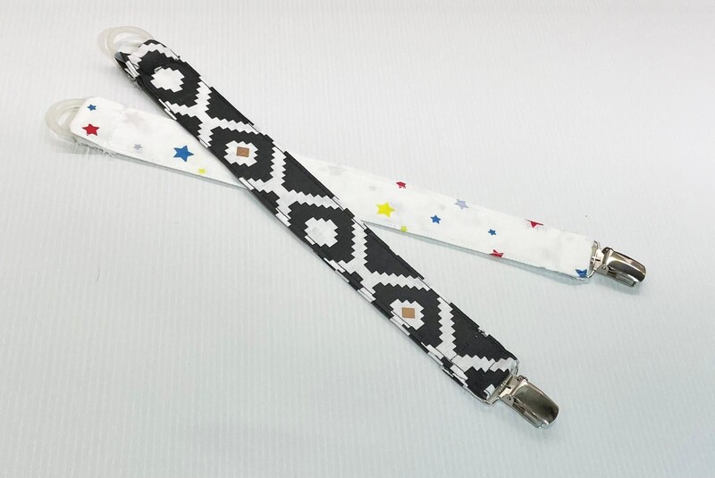 Attache tétine personnalisée "GRAPHIC"