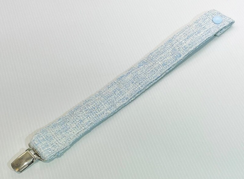 Attache tétine personnalisée "BLUE"